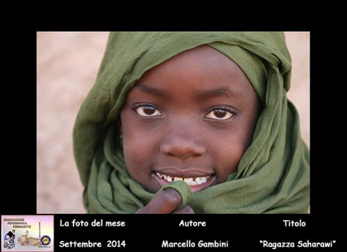 9-Foto-del-Mese-Settembre-2014-Autore-Marcello-Gambini-Titolo-Ragazza-Saharawi Associazione Fotografica Fornacette (PI)