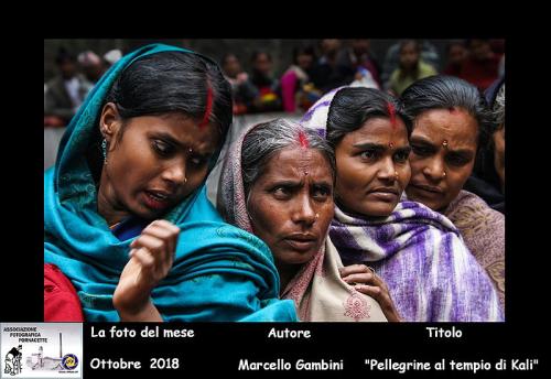 10-Foto-del-Mese-di-Ottobre-2018-Marcello-Gambini-Titolo-Pellegrine-al-tembio-di-Kali Associazione Fotografica Fornacette (PI)