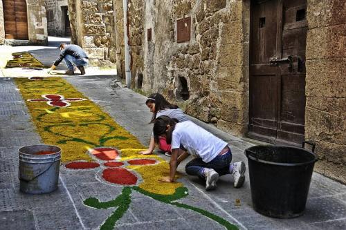 Infiorata-Corpus-Domini-Pitigliano02 Mostra Collettiva "Frammenti di Toscana"