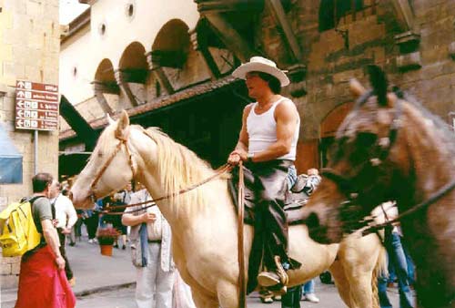 Cavalli-a-ponte-vecchio Annamaria Pietropaolo